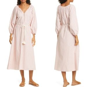 ✨ NWT The GREAT. The Derby Stripe Midi Dress ✨